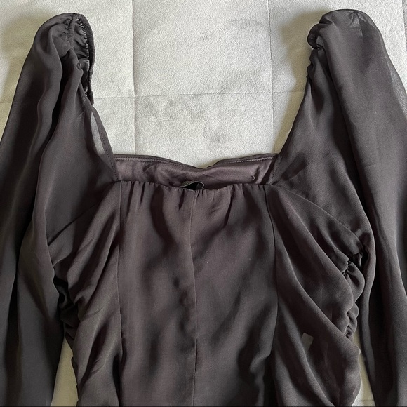 DYNAMITE Balloon Sleeve Blouse - Picture 5 of 5